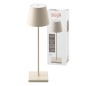 Preview: SIGOR Akku-Tischleuchte Nuindie USB-C 38cm dünenbeige 2,2W FlexMood 2200K/2700K IP54 Ra85 dimmbar