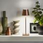 Preview: SIGOR Akku-Tischleuchte Nuindie 38cm bronzefarben 2,2W FlexMood 2200K/2700K IP54 Ra85 dimmbar 4546301