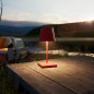 Preview: SIGOR 4547701 Akku-Tischleuchte Nuindie mini 25cm feuerrot rund 2,2W FlexMood 2200K/2700K IP54 Ra85 dimmbar