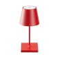 Preview: SIGOR 4547701 Akku-Tischleuchte Nuindie mini 25cm feuerrot rund 2,2W FlexMood 2200K/2700K IP54 Ra85 dimmbar