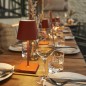 Preview: SIGOR 4547701 Akku-Tischleuchte Nuindie mini 25cm feuerrot rund 2,2W FlexMood 2200K/2700K IP54 Ra85 dimmbar