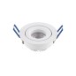 Preview: SIGOR LED Einbauleuchte ARGENT FLAT 82mm weiss Downlight 2700K Warmweiss