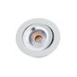 Preview: SIGOR LED Einbauleuchte ARGENT FLAT 82mm weiss Downlight 3000K Warmweiss