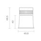 Preview: SIGOR Fusion ALO Reflektor 38° goldfarben Modul ALO - Architektonische Linsen Optik