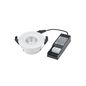 Preview: SIGOR LED Einbauleuchte Argent IP54 BM68/83mm IP54 Modul 9W 3000K 36° 95RA Casambi schwenkbar Warmweiss