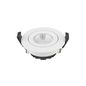 Preview: SIGOR Einbauleuchte Diled 6W 310lm 3000K Downlight weiß 36° dimmbar