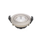 Preview: SIGOR Einbauleuchte Diled 6W 370lm 2700K Downlight stahl 36° dimmbar Warmweiss