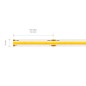 Preview: SIGOR 10W/m R2R COB LED-Streifen 2700K 5m 480 LED/m IP20 24V 900lm/m RA90 Warmweiss