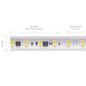 Preview: SIGOR 14W/m Hochvolt LED-Streifen 2700K 50m 72LED/m IP65 230V 1230lm/m Ra90