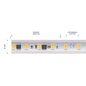 Preview: SIGOR 14W/m Hochvolt LED-Streifen 3000K 25m 72LED/m IP65 230V 1250lm/m Ra90