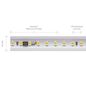 Preview: SIGOR 8W/m Hochvolt LED-Streifen 3000K 10m 120LED/m IP65 230V 560lm/m Ra90