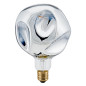 Preview: SIGOR LED 4W Giant Ball silber metallic E27 75lm 1800K dimmbar Globe A165 Warmweiss