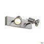 Preview: SLV 1000266 SOUVEREEN, Wand- und Deckenleuchte alu gebürstet, Spot, max. 75 W