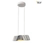 Preview: SLV 1000644 WAVE 25 LED Pendelleuchte alu weiss 2000K-3000K Dim to Warm