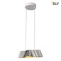 Preview: SLV 1000644 WAVE 25 LED Pendelleuchte alu weiss 2000K-3000K Dim to Warm
