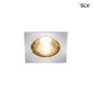 Preview: SLV 1002205 PIKA QPAR51 quadratisch Indoor Deckeneinbauleuchte chrom starr max. 50W