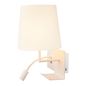Preview: SLV 1003460 SOMNILA FLEX LED Wandleuchte 3000K weiss Version rechts inkl. USB Anschluss
