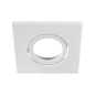 Preview: SLV 1007185 Universal Downlight Abdeckung, für Downlight schwenkbar, eckig, weiss