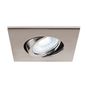 Preview: SLV 1007186 Universal Downlight Abdeckung, für Downlight schwenkbar, eckig, alu
