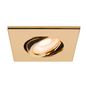 Preview: SLV 1007187 Universal Downlight Abdeckung, für Downlight schwenkbar, eckig, gold