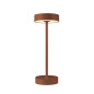 Preview: SLV 1007361 VINOLINA, LED Akku-Tischleuchte IP54, 2700/3000K, TOUCH, rost