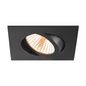 Preview: SLV 1007394 NEW TRIA 68, LED Deckeneinbauleuchte, 2700K, 38°, quadratisch, schwarz