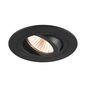 Preview: SLV 1007402 NEW TRIA 75, LED Deckeneinbauleuchte, 2700K, 38° rund schwarz