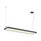 Preview: SLV 1007468 WORKLIGHT PRO 120, LED Pendelleuchte, 120cm, 4000K, DALI, Touch, schwarz