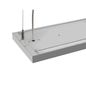 Preview: SLV 1007473 WORKLIGHT PRO 150, LED Pendelleuchte, 150cm, 4000K, DALI, Touch, grau