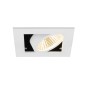 Preview: SLV 1007552 KADUX, LED Deckeneinbauleuchte, single, 3000K, 38°, quadratisch, weiß