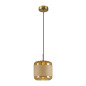 Preview: SLV 1007589 PANTILO ROPE 20, Pendelleuchte, 250cm, E27, 15W, gold