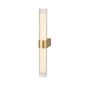 Preview: SLV 1007616 LYGANT double, LED Wandaufbauleuchte, 3000K, 11W, messing