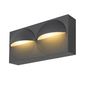 Preview: SLV 1007668 LID I, LED Wandaufbauleuchte, 2700/3000K, 29W, PHASE, 100°, anthrazit