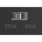 Preview: SLV 1007668 LID I, LED Wandaufbauleuchte, 2700/3000K, 29W, PHASE, 100°, anthrazit