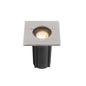 Preview: SLV 1007681 DASAR S, LED Bodeneinbauleuchte, eckig, 4W, 3000K, 24°, IP67, zylindrisch, anthrazit
