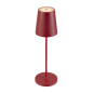 Preview: SLV 1007694 VINOLINA TWO, LED Akku-Tischleuchte IP65, 2200/2700/3000K, TOUCH, rot