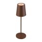 Preview: SLV 1007695 VINOLINA TWO, LED Akku-Tischleuchte IP65, 2200/2700/3000K, TOUCH, rost