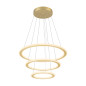 Preview: SLV 1007703 ONE FLAT, LED Pendelleuchte, triple, 300cm, 2700/3000K, DALI 2, Touch, messing