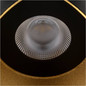 Preview: SLV MODELA, Wandleuchte, up/down, 2700K, PHASE, schwarz/gold 1007807