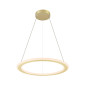 Preview: SLV ONE FLAT PD, single, Pendelleuchte, Pendellänge 180cm, 2700/3000K, PHASE, messing 1007857