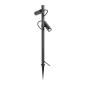 Preview: SLV HELIA SLIM Pole, double, LED Outdoor Stehleuchte, schwarz IP65 3000K 1007869
