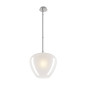 Preview: SLV PANTILO CONVEX 40, Pendelleuchte, 150cm, E27, max. 40W, weiß 1007878