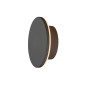 Preview: SLV D-RING S, Wandleuchte, PHASE, 2700/3000K, PHASE, IP65, schwarz 1007911