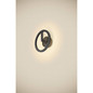 Preview: SLV Q-RING, Wandleuchte, Sensor, 3000K, IP54, schwarz 1007916