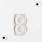 Preview: SLV Q-RING, Wandleuchte, 3000K, PHASE, IP65, weiß 1007919