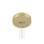 Preview: SLV ONE VERTICAL PD, Pendelleuchte, 180cm, 2700/3000K, PHASE, messing 1008004