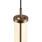 Preview: SLV QUIMERA, 1 Pendelleuchte, Pendellänge 150cm, 2700K, PHASE, dunkel kupfer 1008043