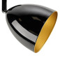 Preview: SLV PARA CONE 14, 1 Phasen System Leuchte, GU10, schwarz/gold 1008052