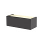 Preview: SLV CHROMBO, Wandaufbauleuchte, quadratisch, 3000K, 8 W, PHASE, 120°, schwarz 1008071