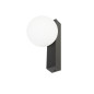 Preview: SLV SUN, Wandaufbauleuchte, eckig, 1x max. 40W, LED-Leuchtmittel, G9, PHASE, schwarz 1008123